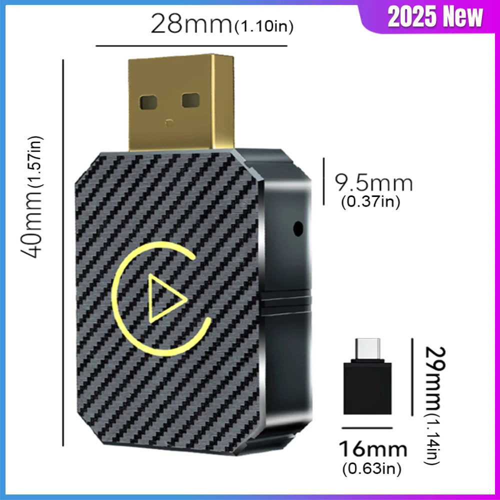 wireless CarPlay Android Auto adapter 2025 2 in 1 Wireless CarPlay