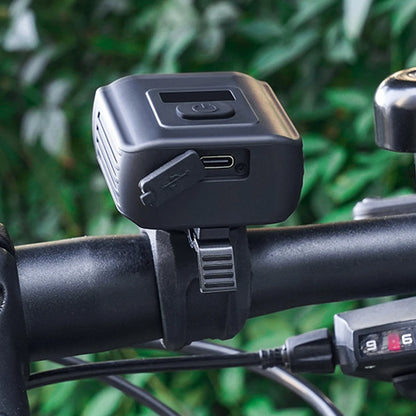 LED Bicycle Headlight High Beam Low Beam USB Charging Bike Handlebar Flashlight 5 Modes Waterproof Bicycle Front Lamp Accessory