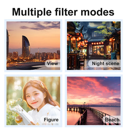 4K HD 1080P Portable Vlogging Camera 16X Zoom Autofocus Vlogging Camera Anti-Shake 2.4 Inch IPS Screen for Photography and Video